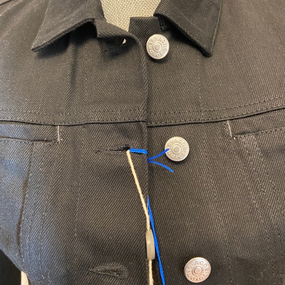 Acne Studios Bla Konst Black Denim Jacket - Picture 4 of 9